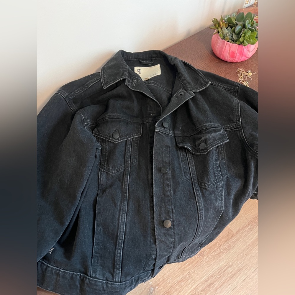 Pilcro Charcoal Denim Jacket